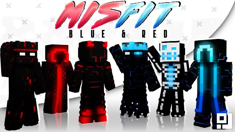 Misfits Blue and Red on the Minecraft Marketplace by inPixel