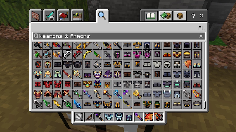Weapons & Armors Add-on Weapons & Armors Add-on by Pixell Studio