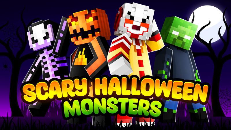 Scary Halloween Monsters Key Art