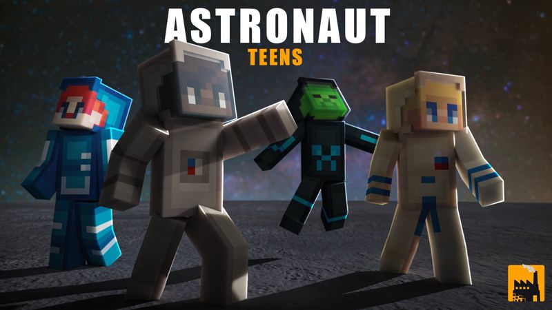 Astronaut Teens by Block Factory (Minecraft Skin Pack) - Minecraft ...