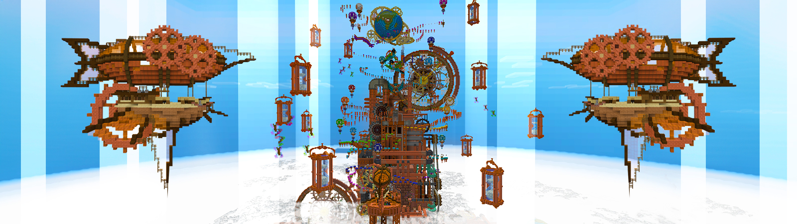 Steampunk Parkour Panorama