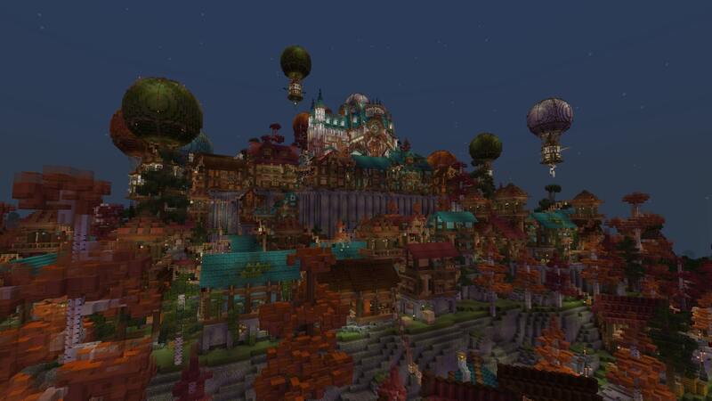 Hill Top Town by Cynosia