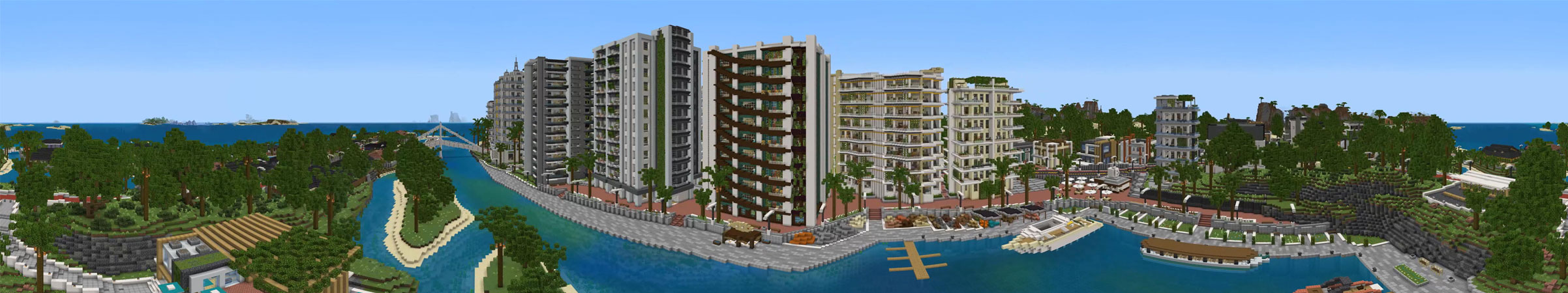 Beachside City Panorama