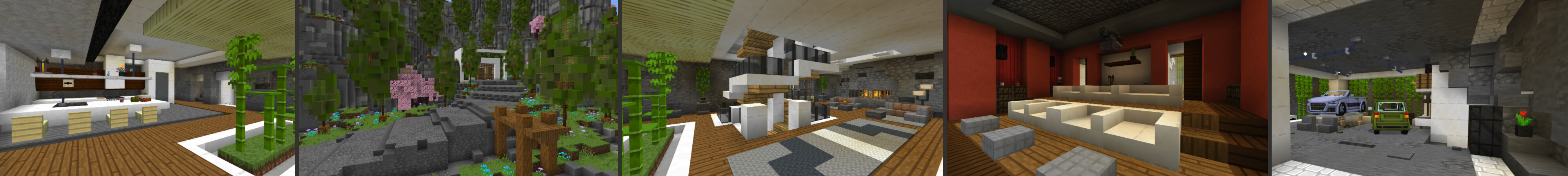 Mountainside Mansion Panorama