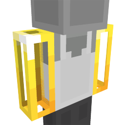 Golden Wireframe Arms