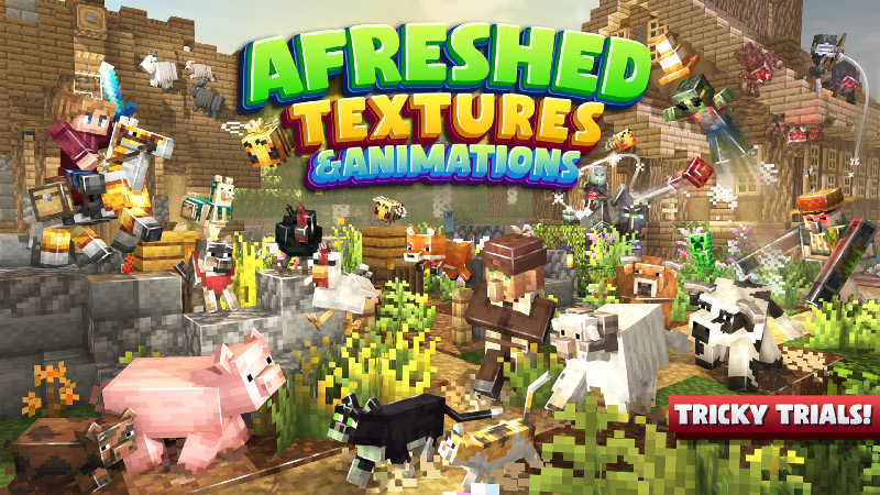 Afreshed Textures & Animations Key Art