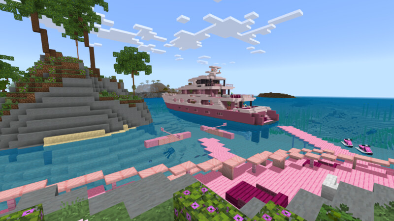 Cute Pink Modern Mansion Screenshot #5