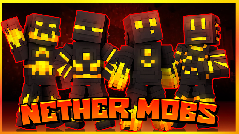 Nether Mobs Key Art