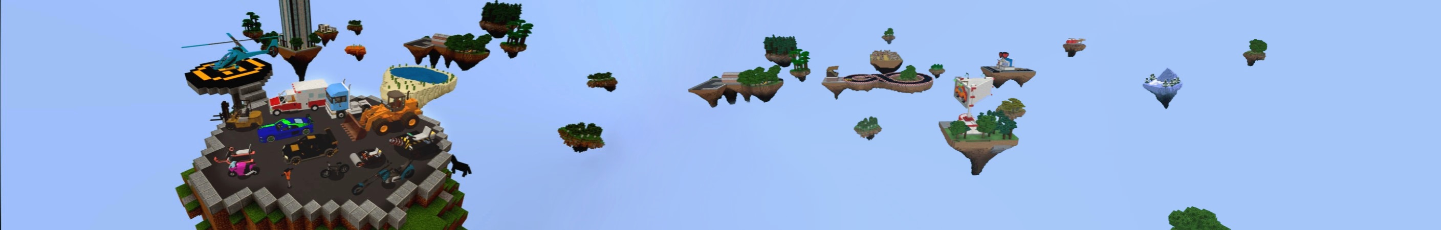 Vehicle Skyblock panorama