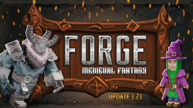 Forge Medieval Fantasy on the Minecraft Marketplace by big-dye-gaming