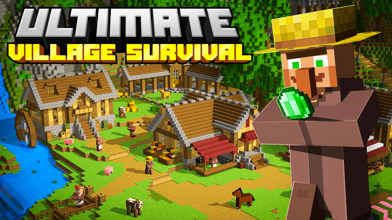 Ultimate Village Survival on the Minecraft Marketplace by The Craft Stars