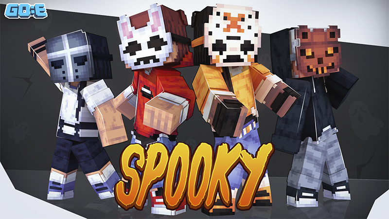 Spooky Masked Teens Key Art