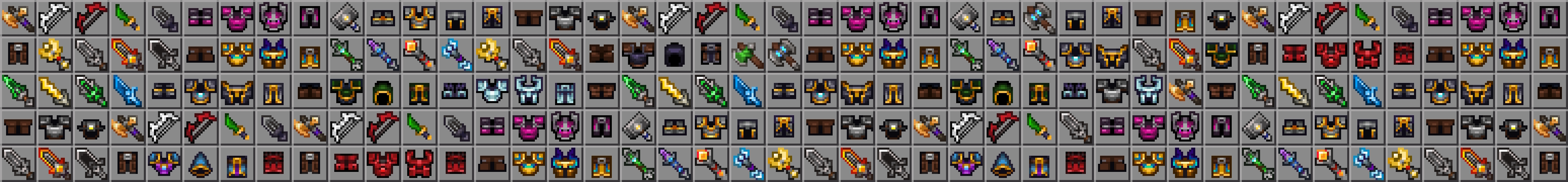Weapons & Armors Add-on Panorama