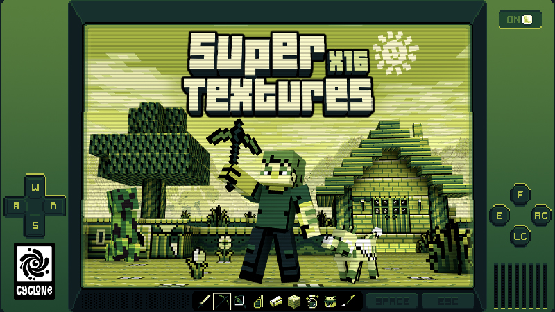 Super Textures x16 Key Art