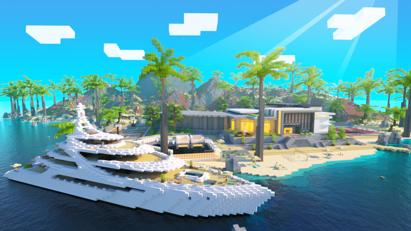 Island Mansion Key Art