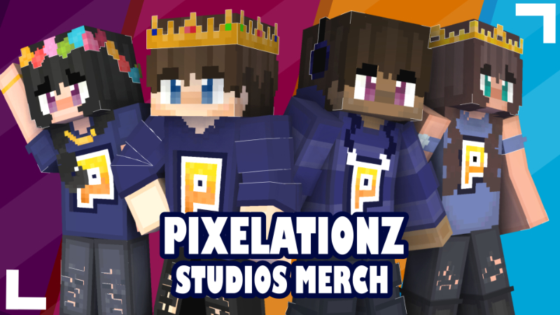 Pixelationz Studios Merch Key Art