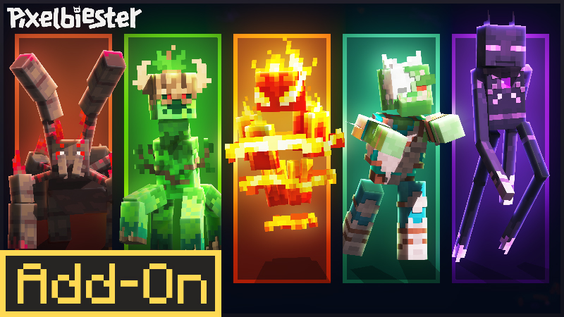 Mob Companions Add-On 1.0 on the Minecraft Marketplace by Pixelbiester