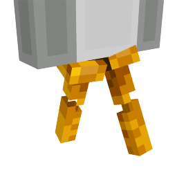 Golden Skeleton Legs on the Minecraft Marketplace by Glowfischdesigns