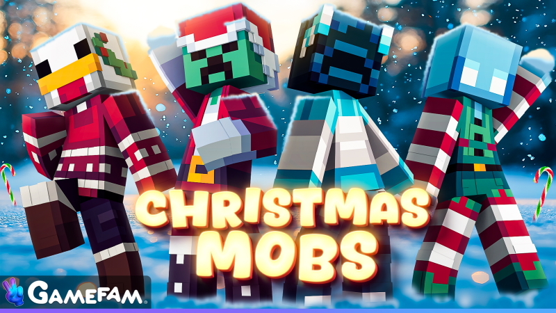 Christmas Mobs on the Minecraft Marketplace by Gamefam