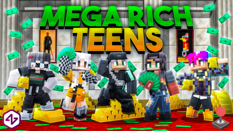 Mega Rich Teens Key Art