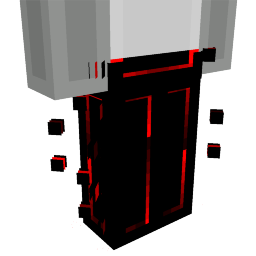 Red Glitch Shade Pants