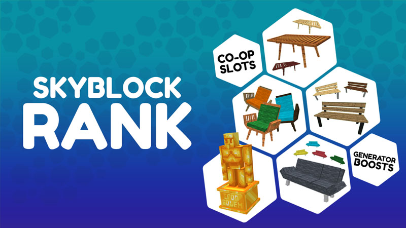 Skyblock Rank Key Art