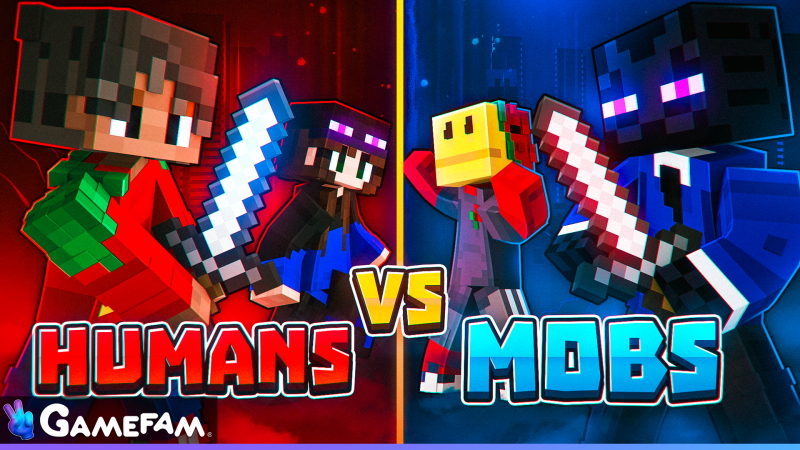 Humans vs Mobs Key Art