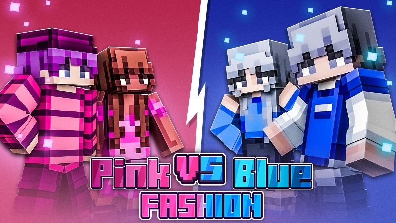 Pink vs Blue Fashion Key Art