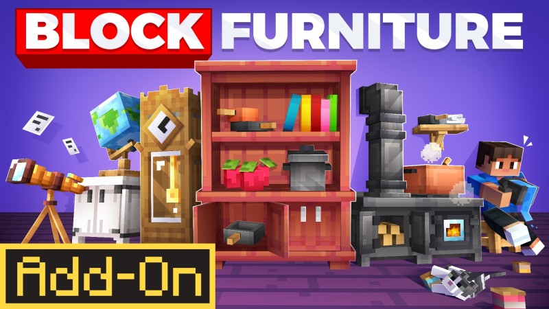 BLOCK FURNITURE Add-On on the Minecraft Marketplace by Lothiredon