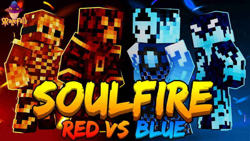 Soulfire: Red vs Blue Key Art