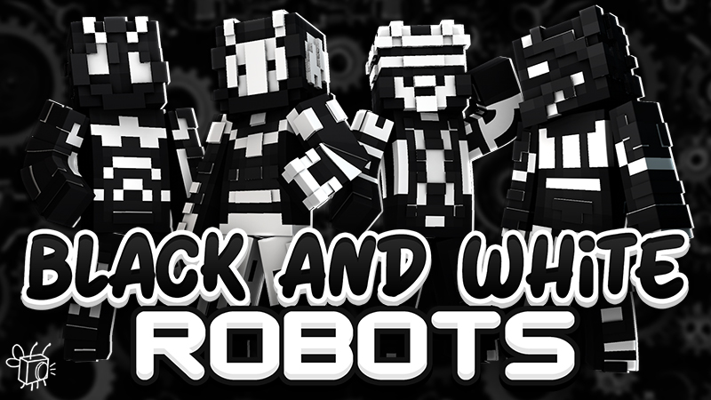 Black and White Robots Key Art