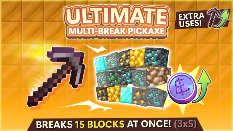 [OP SMP] Ultimate Multi Break Pickaxe
