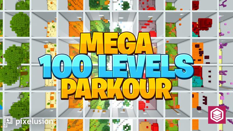 Mega 100 Levels Parkour Key Art