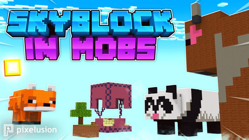 Skyblock in Mobs Key Art