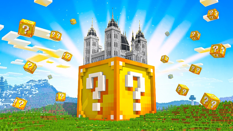 Lucky Block Castle Key Art