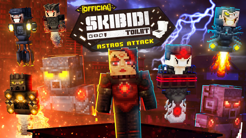 Skibidi Toilet Astros Attack on the Minecraft Marketplace by Logdotzip