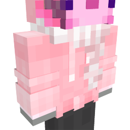 Pink Axolotl Hoodie Key Art