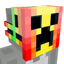 Rainbow Creeper Mask