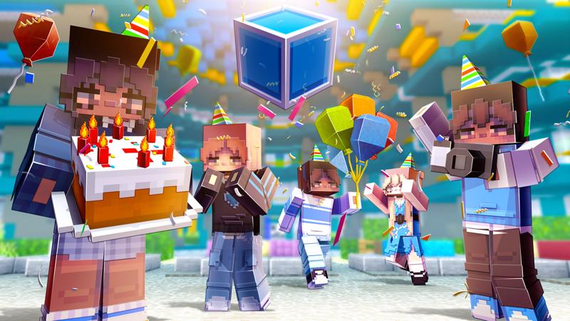 CubeCraft Birthday Key Art