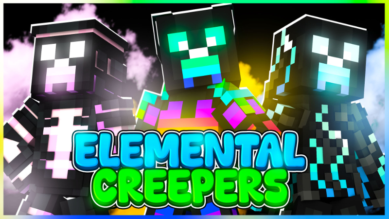 Elemental Creepers on the Minecraft Marketplace by 2-Tail Productions