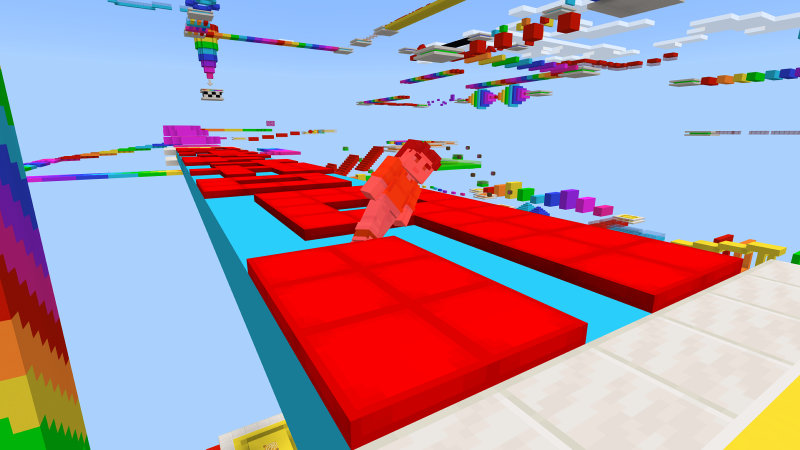 Rainbow Obstacle Parkour 2 by BLOCKLAB Studios