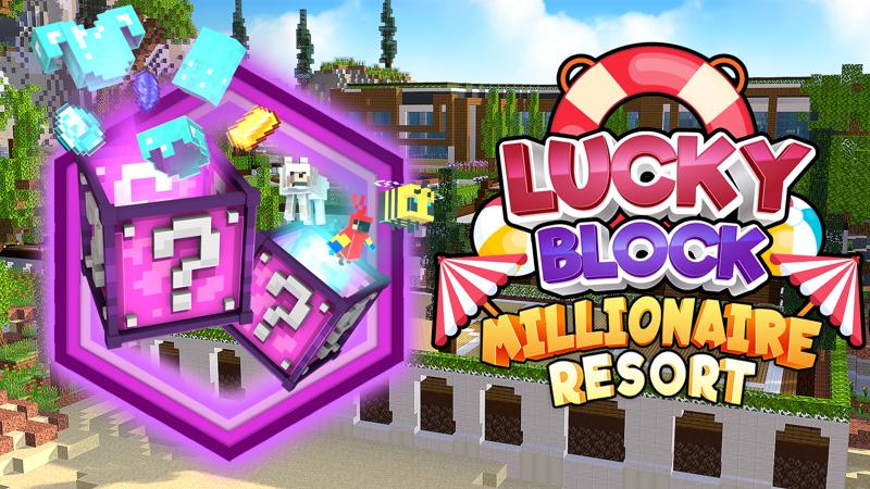 Lucky Block Millionaire Resort Key Art