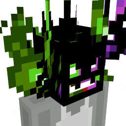 Purple Green Fire Head Key Art
