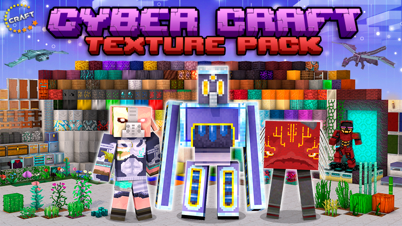 Cyber Craft - Texture Pack Key Art