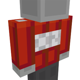 Red Blocky Shirt Key Art