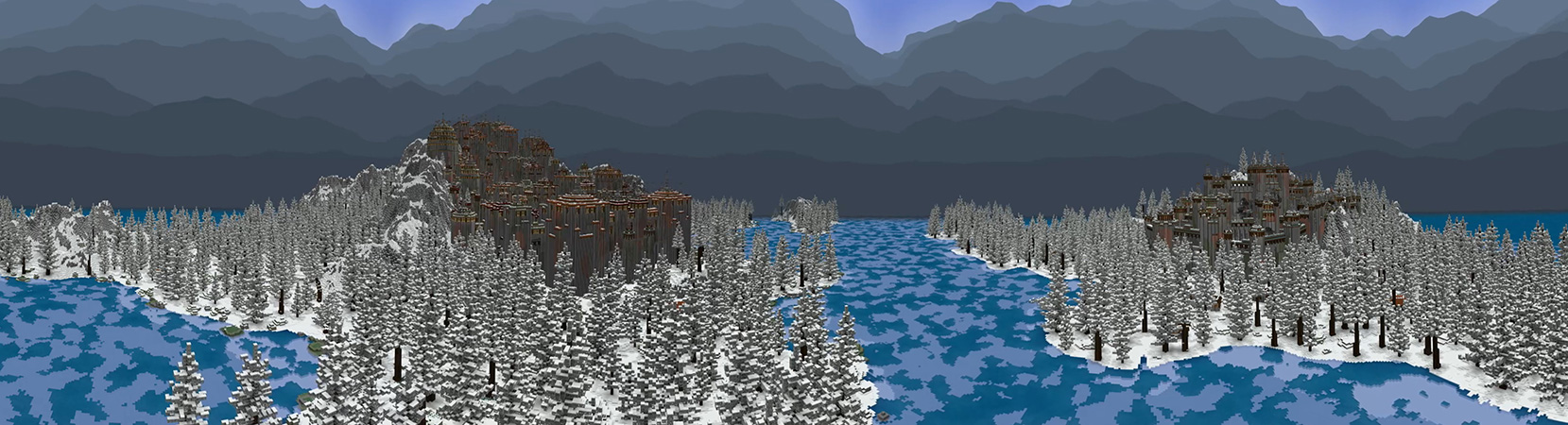 Lucky Blocks: Winter Panorama