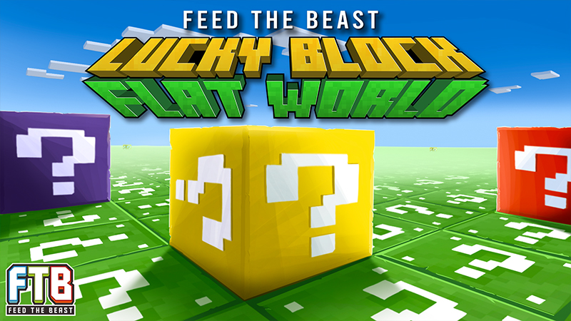 Lucky Block Flat World Key Art