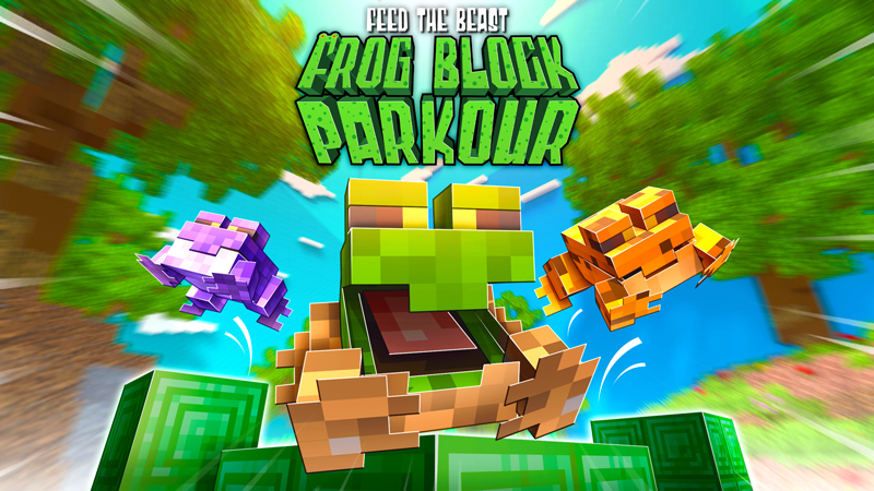 Frog Block Parkour Key Art