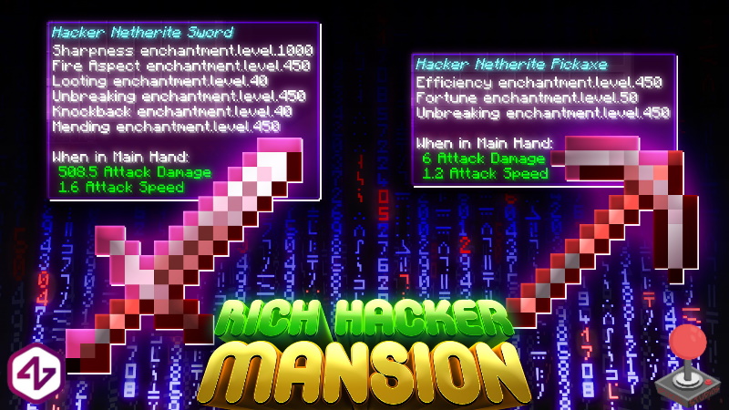 Rich Hacker Mansion Key Art