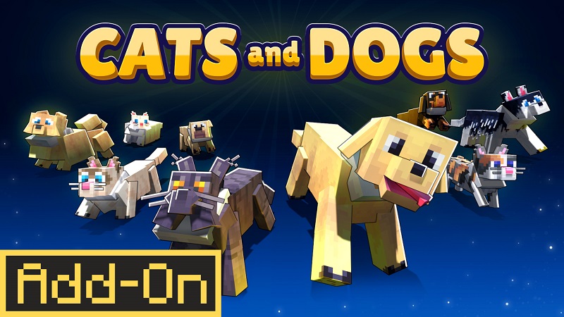 Cats And Dogs Add-On! on the Minecraft Marketplace by Street Studios